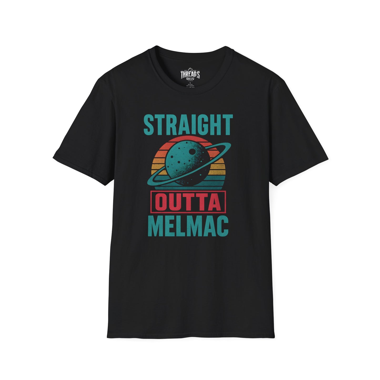 Straight Outta Melmac Shirt – Funny 80s Retro Alien Tee, Vintage Sci-Fi Planet Graphic Top, Nostalgic Gift for Men & Women