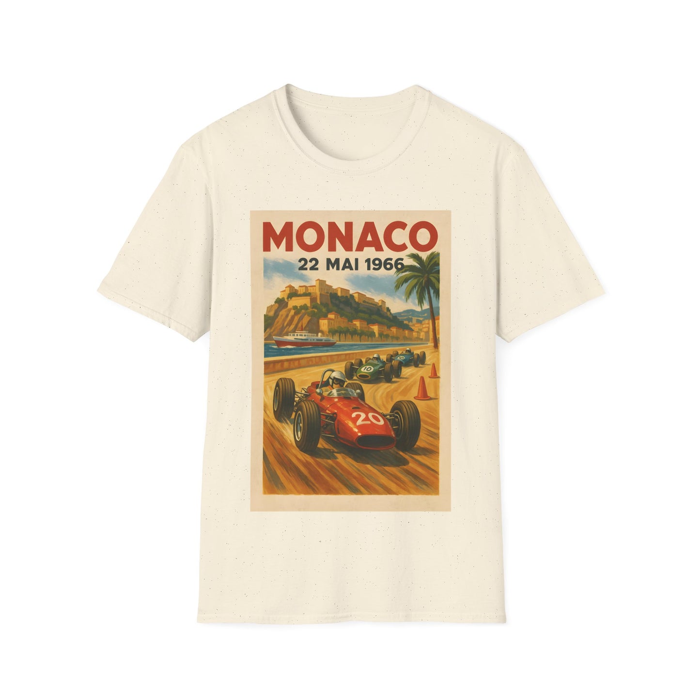 Vintage Monaco Racing T-Shirt, Vintage F1 Racing Shirt – Monaco Grand Prix 1966 Tee, Car Enthusiasts & Racing Lovers