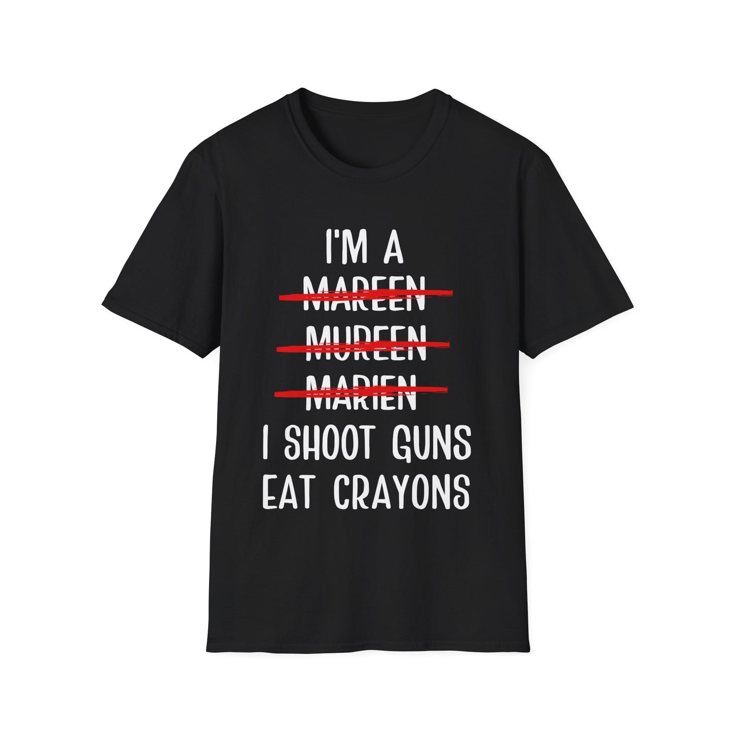 I'm a marine i shoot guns eat crayons t-shirt, funny marine boyfriend graduation ceremony gift, marine husband birthday gift