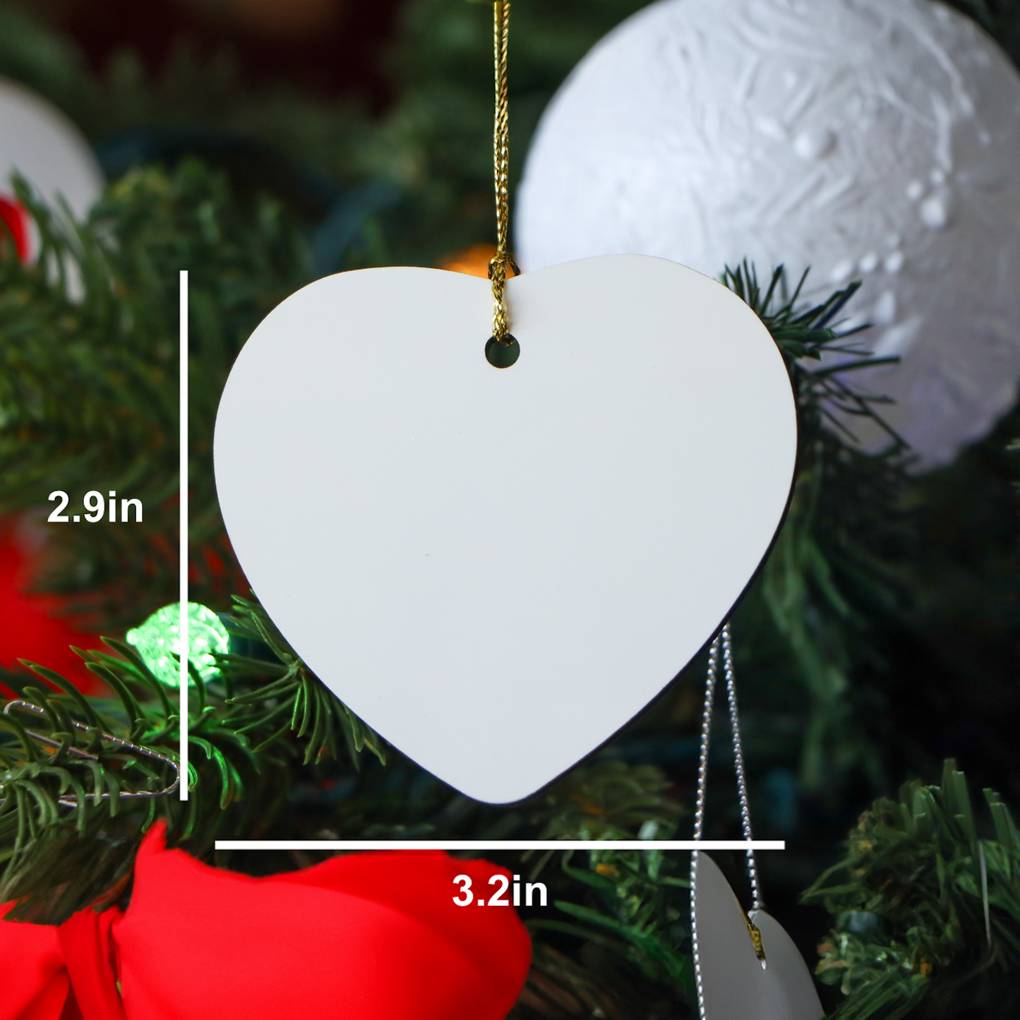 A Heart Ornament from Virginia with a Funny Twist, I'm Not Perfect But, Ideal Gift for Virginia Lovers, From Virginia, By Virginia, For Virginia - Image 2