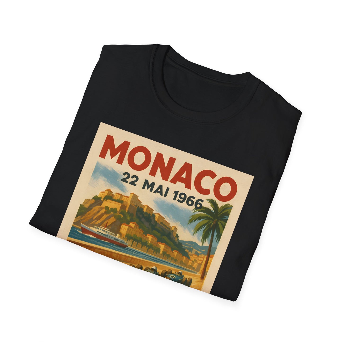 Vintage Monaco Racing T-Shirt, Vintage F1 Racing Shirt – Monaco Grand Prix 1966 Tee, Car Enthusiasts & Racing Lovers