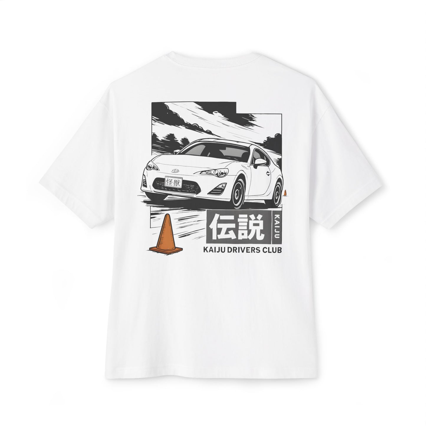 Kaiju Drivers Club Crew FRS Tee, Vintage Car Tee, Unisex Graphic Tee, Cool Car Enthusiast Shirt, Gift for Auto Lovers