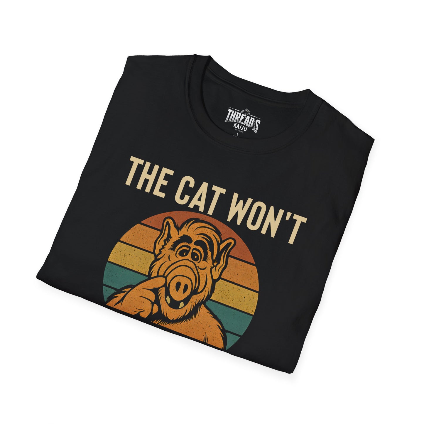 The Cat Wont Fit in the Toaster Shirt - Funny 80s Retro Alien Tee, Vintage Nostalgia Graphic Top, Quirky Gift for Fans, Alf