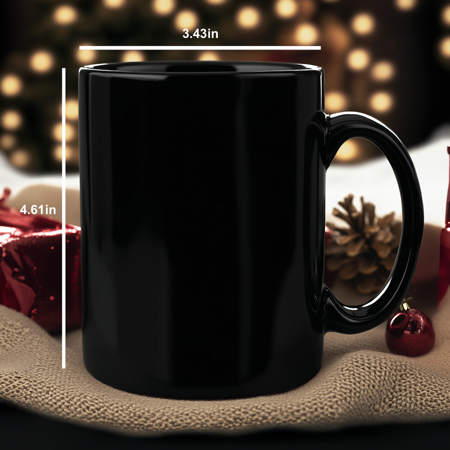 Funny Fiancee Gifts, Black Coffee Mug for Her, 'My Dear Fiancee...' Inspirational Quote, Gifts from Men, Unique Mother's Day Unique Gifts for Her, 11oz or 15oz - Additional