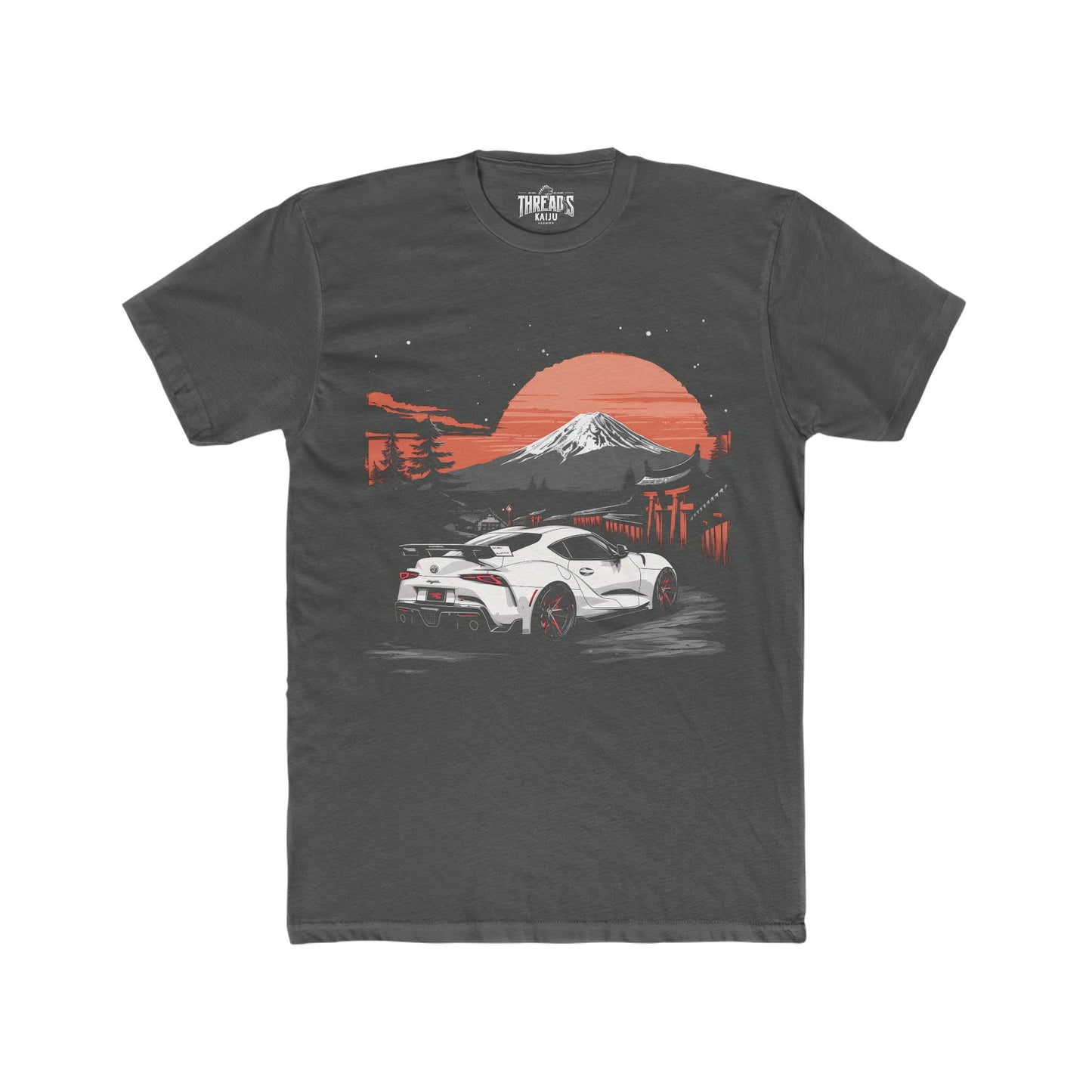 Toyota Supra Mount Fuji T-Shirt – JDM Car Graphic Tee for Japanese Car Enthusiasts