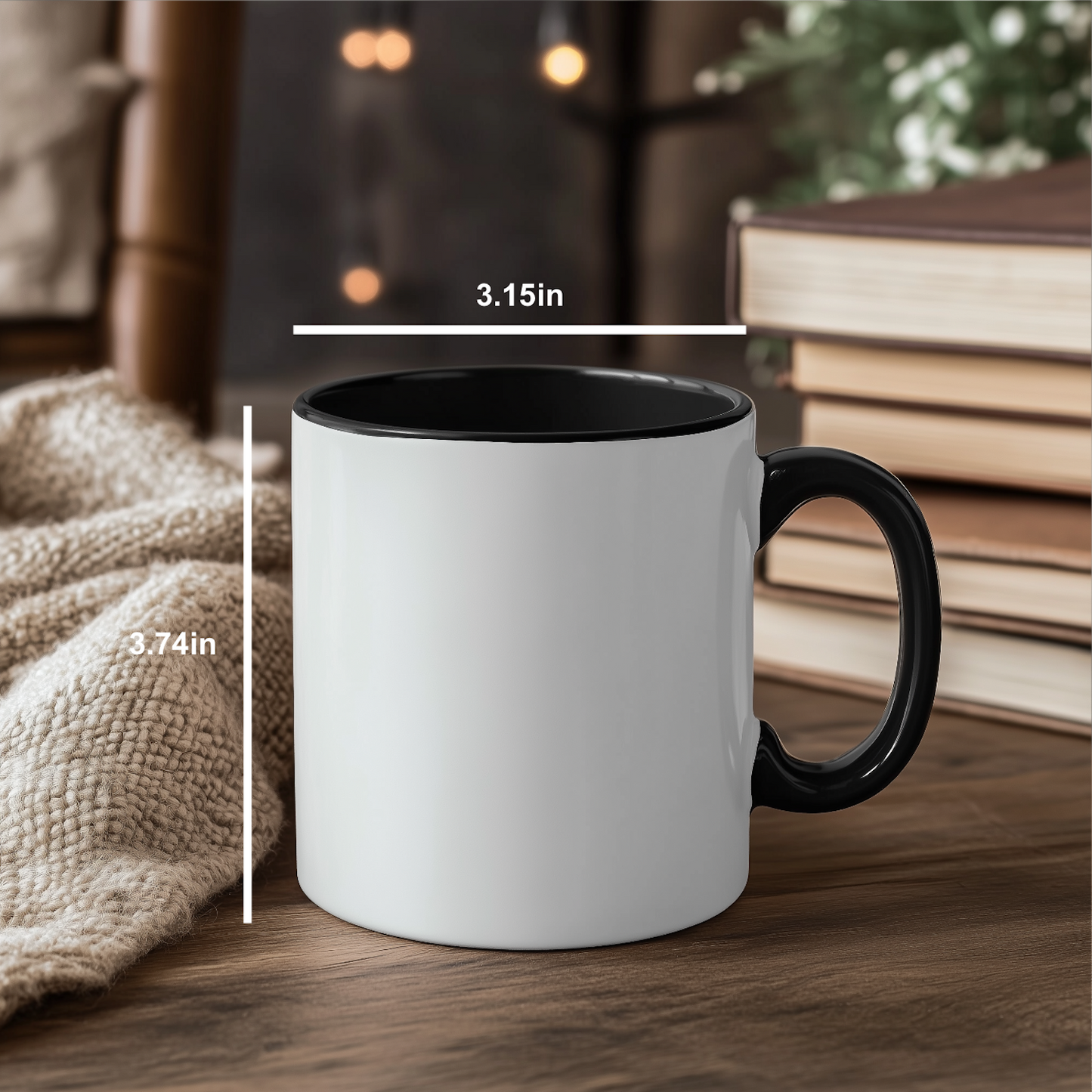 Funny Backpacking Gifts from Friends to Backpacking Lovers - Two Tone Coffee Mug, 'Backpacking Is My Happy Place' Quote, Mother's Day Unique Gifts - Additional