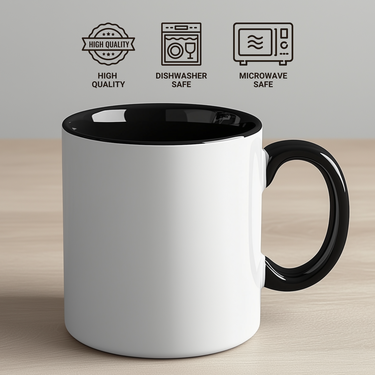 Funny Backpacking Gifts from Friends to Backpacking Lovers - Two Tone Coffee Mug, 'Backpacking Is My Happy Place' Quote, Mother's Day Unique Gifts - Additional