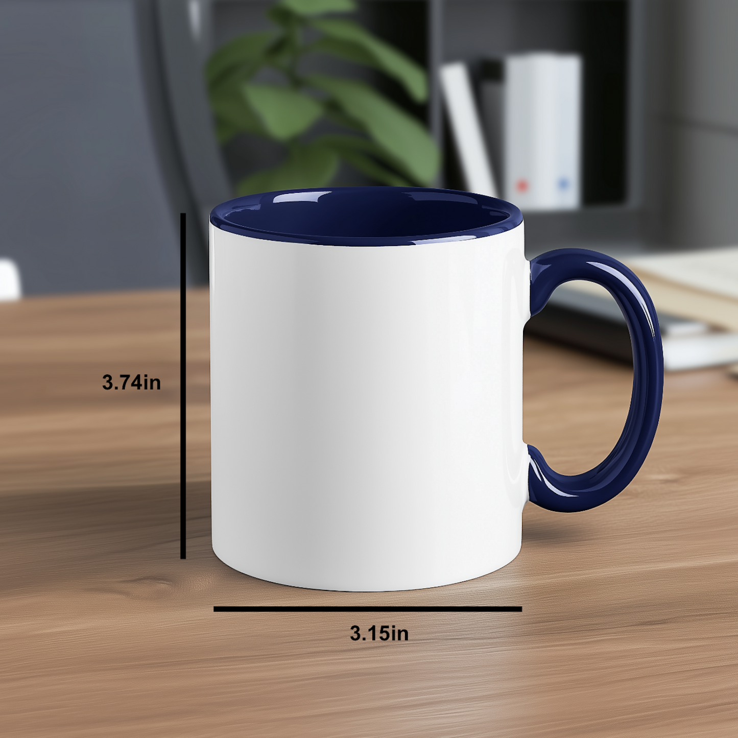 Funny Backpacking Gifts from Friends to Backpacking Lovers - Two Tone Coffee Mug, 'Backpacking Is My Happy Place' Quote, Mother's Day Unique Gifts - Additional