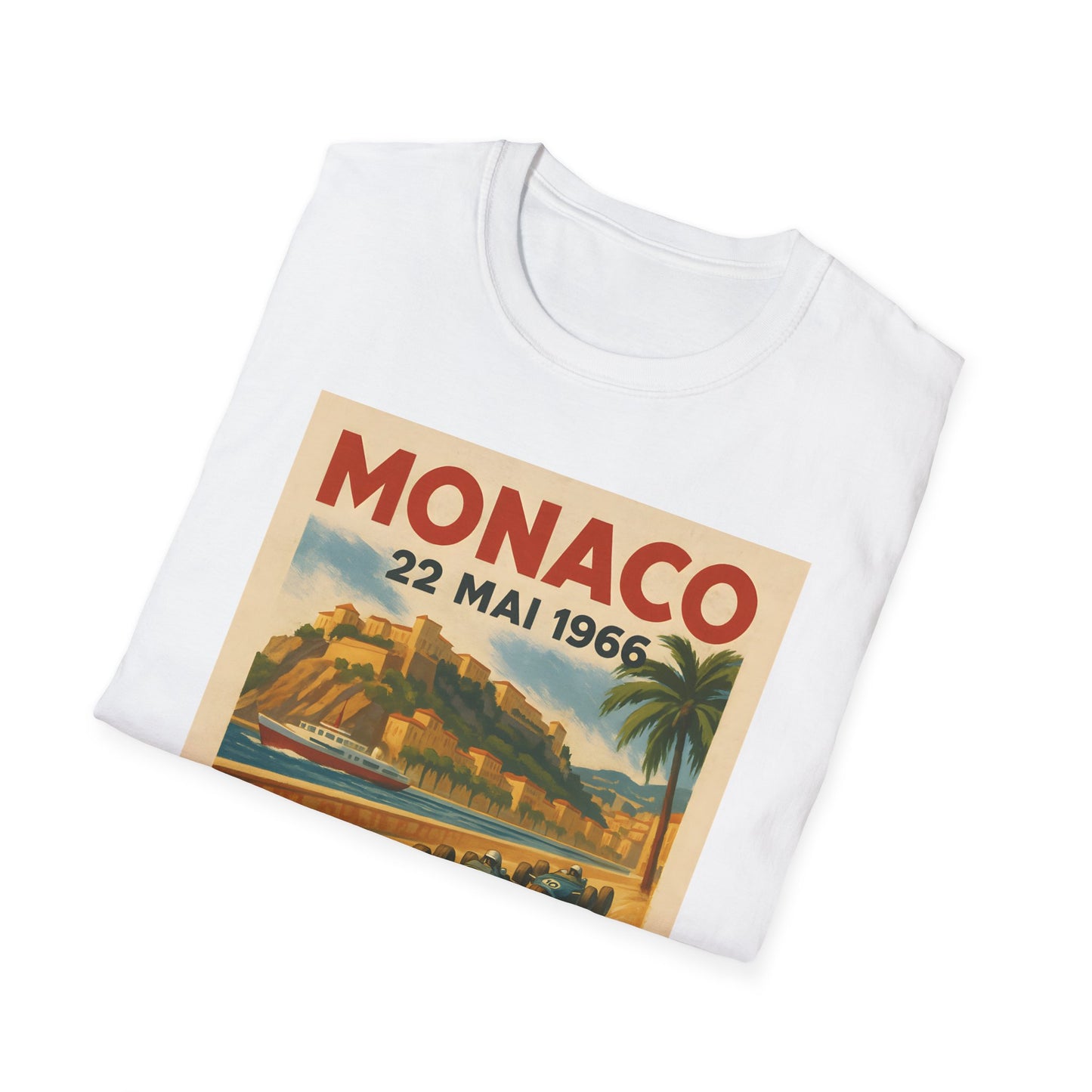 Vintage Monaco Racing T-Shirt, Vintage F1 Racing Shirt – Monaco Grand Prix 1966 Tee, Car Enthusiasts & Racing Lovers