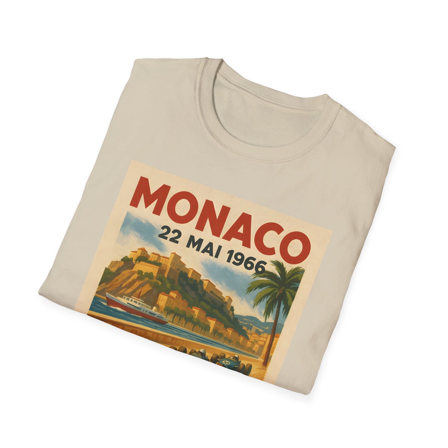 Vintage Monaco Racing T-Shirt, Vintage F1 Racing Shirt – Monaco Grand Prix 1966 Tee, Car Enthusiasts & Racing Lovers