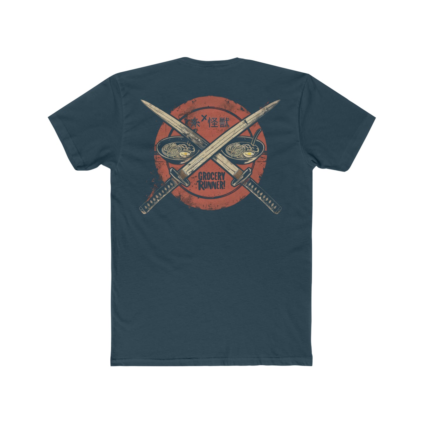 Grocery Runner Samurai Ramen T-Shirt – Funny Japanese Food & Anime Style Tee