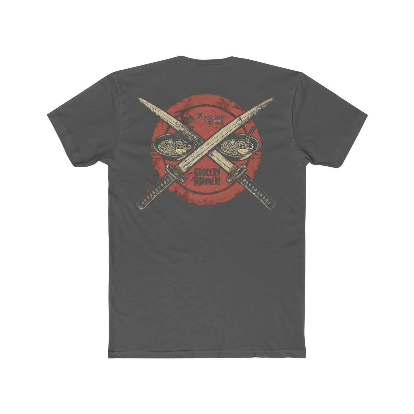 Grocery Runner Samurai Ramen T-Shirt – Funny Japanese Food & Anime Style Tee