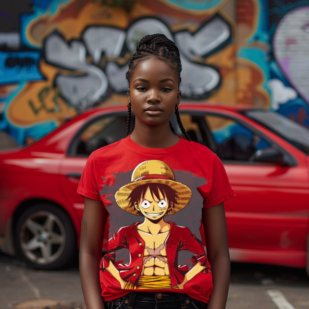 Monkey D. Luffy One Piece T-Shirt – Anime Straw Hat Pirate Graphic Tee