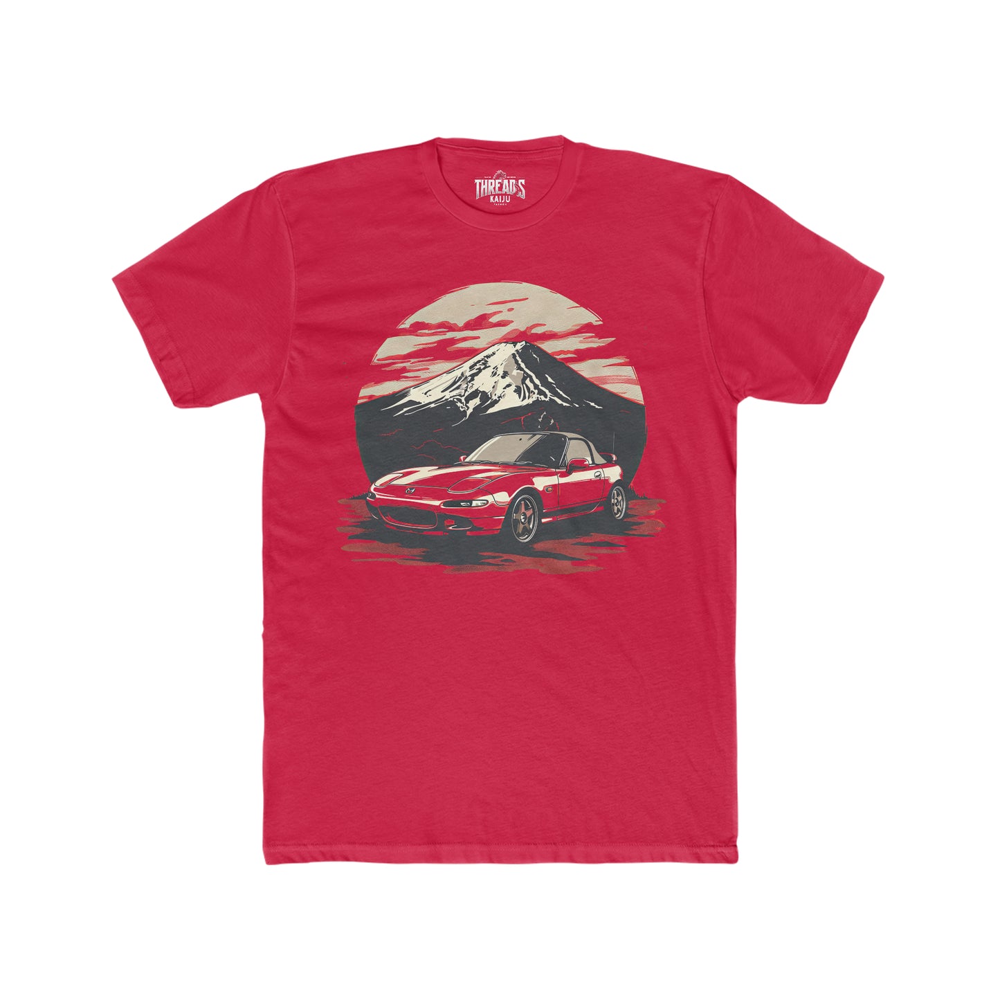 Mount Fuji Miata Majesty - Vintage Mazda Roadster Tee, JDM Car Culture Apparel