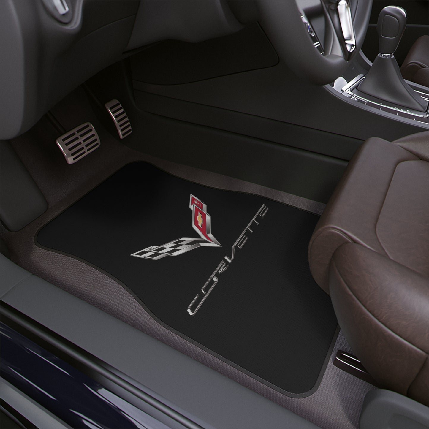 Car Floor Mats Corvette 2014-2018, Fun Gifts for Car Enthusiasts and Corvette Lovers, Unique Gifts from Friends for Birthdays or Christmas