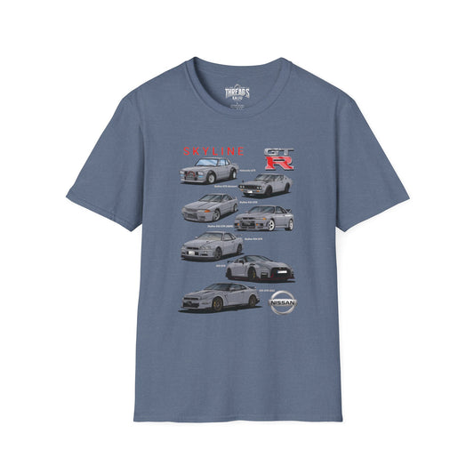 Nissan Skyline GT-R Evolution T-Shirt - Classic Generations Graphic Tee