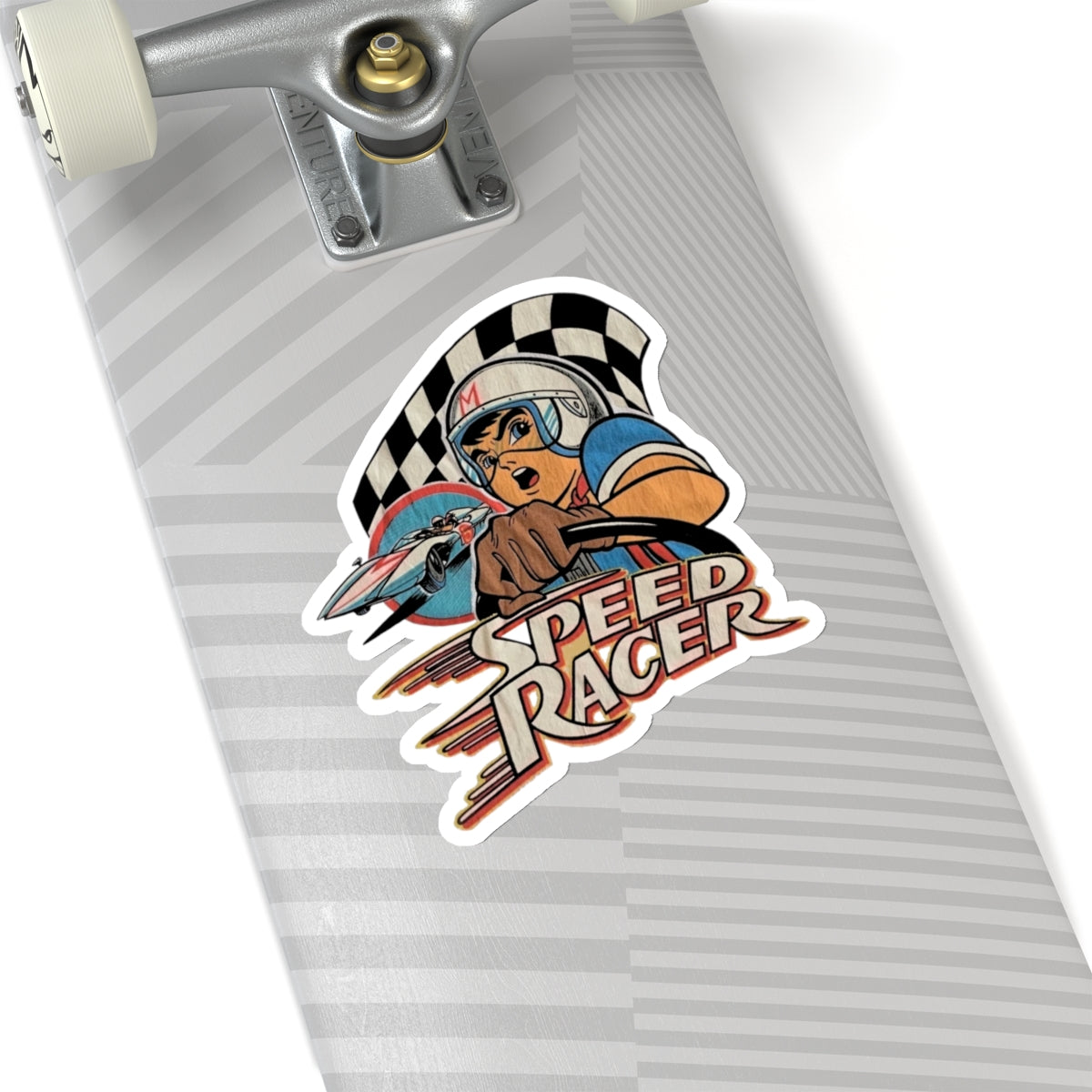 vintage 1992 speed racer,  racer x, retro anime, vinyl sticker, speed racer sticker |