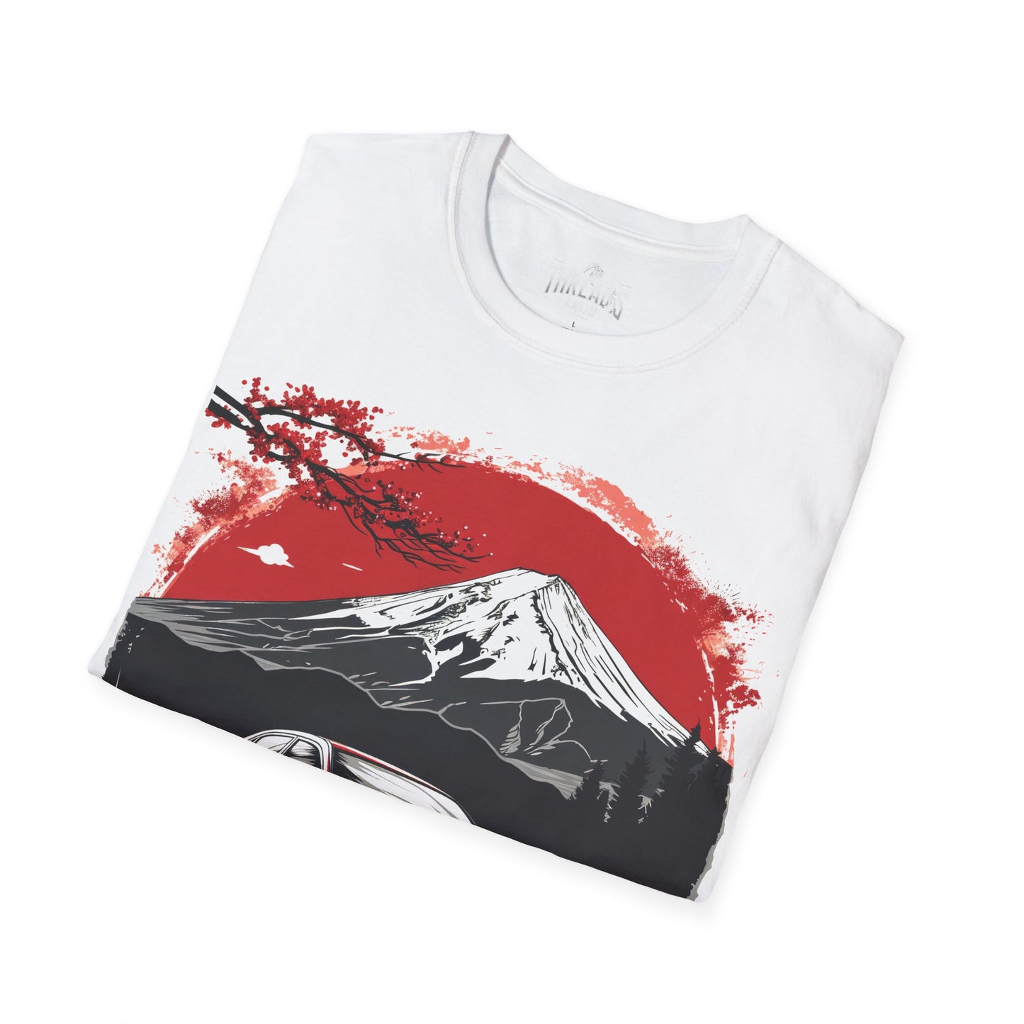 Mount Fuji Speed Evo IV - Summit Drift Tee, Mt. Fuji Japanese Shirt, Mitsubishi Lancer, Evolution IV, Mitsubishi Shirt, Evo IV, Mitsubishi Evo IV