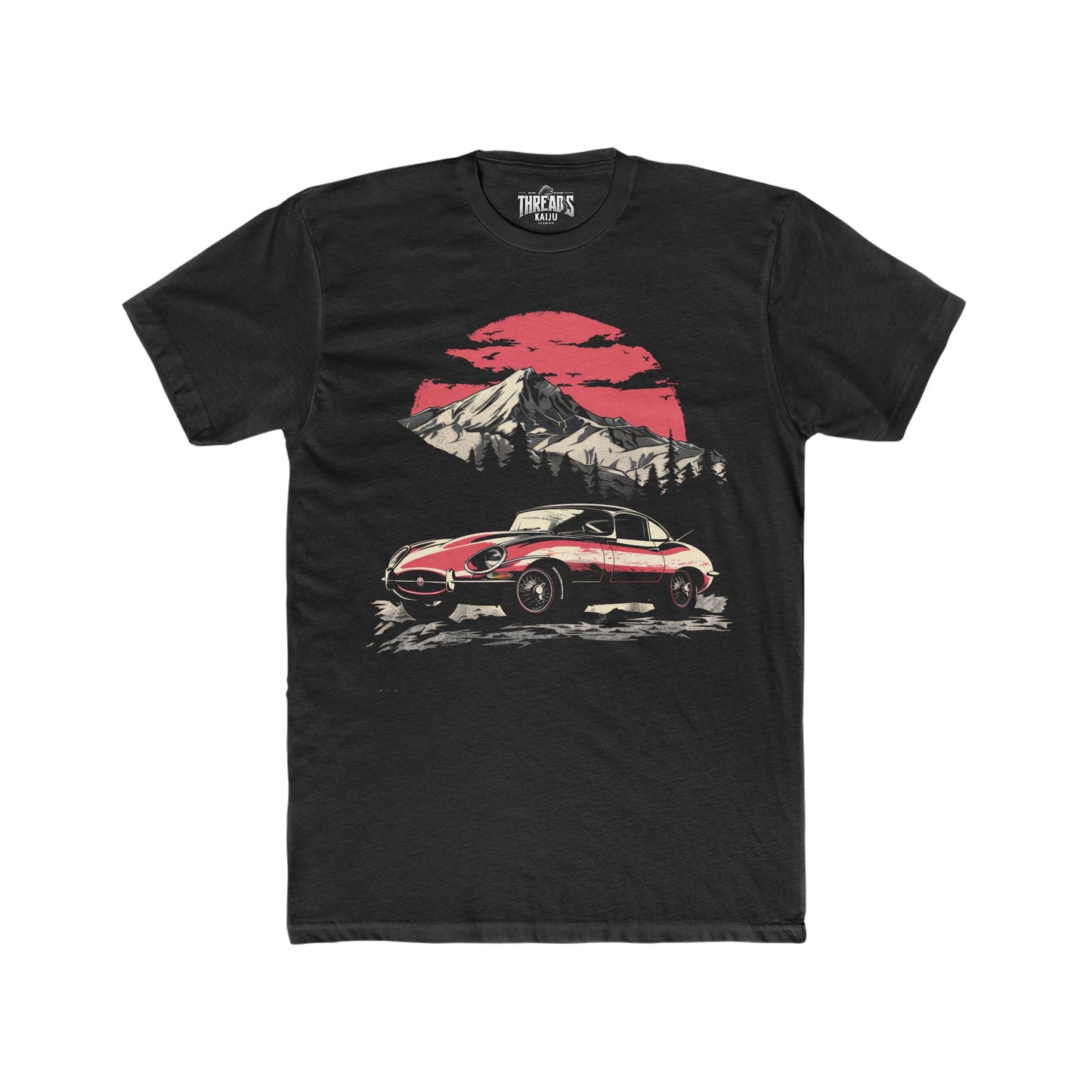 Mountain Drive Jaguar E-Type T-Shirt: Classic Car Enthusiast's Dream Gift, Jaguar E-Type Shirt