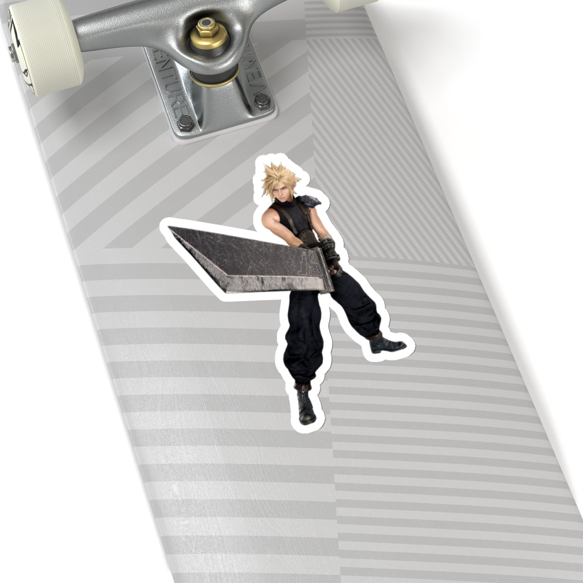 Cloud Strife FF7 Sticker - Vinyl Decal for Laptop, Water Bottle - Final Fantasy Art, Final Fantasy |