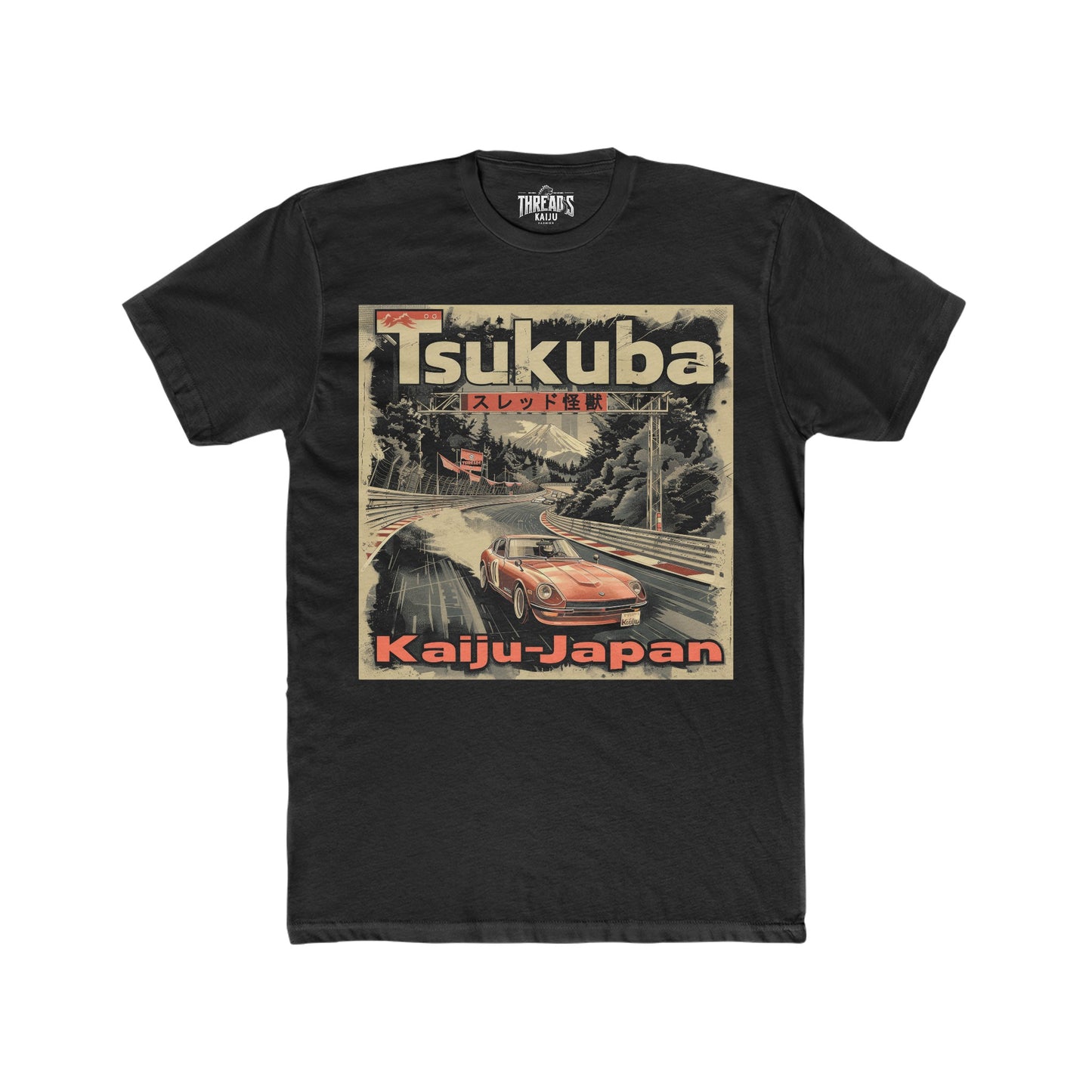 Datsun 240Z themed shirt, Tsukuba Circuit Vintage Racing Classic Japanese Sports Car Enthusiast Apparel Vintage Racing