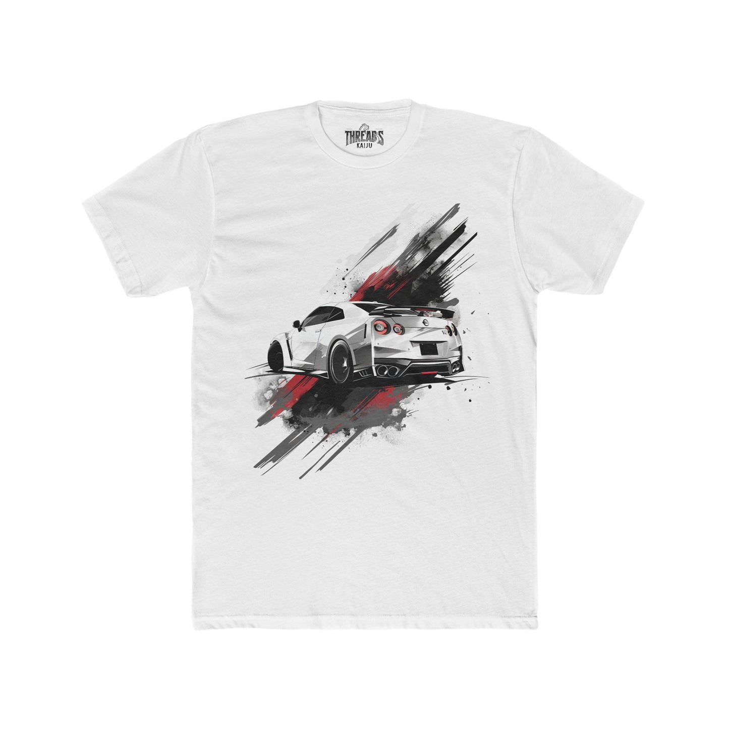 Threads Kaiju Exclusive | Nissan GTR Sports Car T-Shirt | Grunge Automotive Art | Unique Gift for Car Lovers