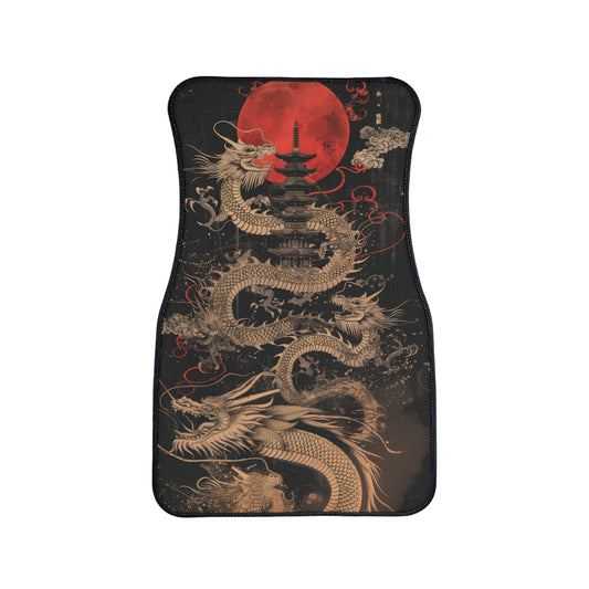 Imperial Dragon Majesty Car Mat | Car Floor Mats, 1pc | traditional Japanese art