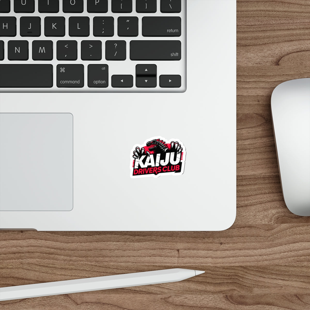 Kaiju Drivers Club Sticker - Classic Cars & Monster Mashup Decal, Racing Enthusiast Vinyl