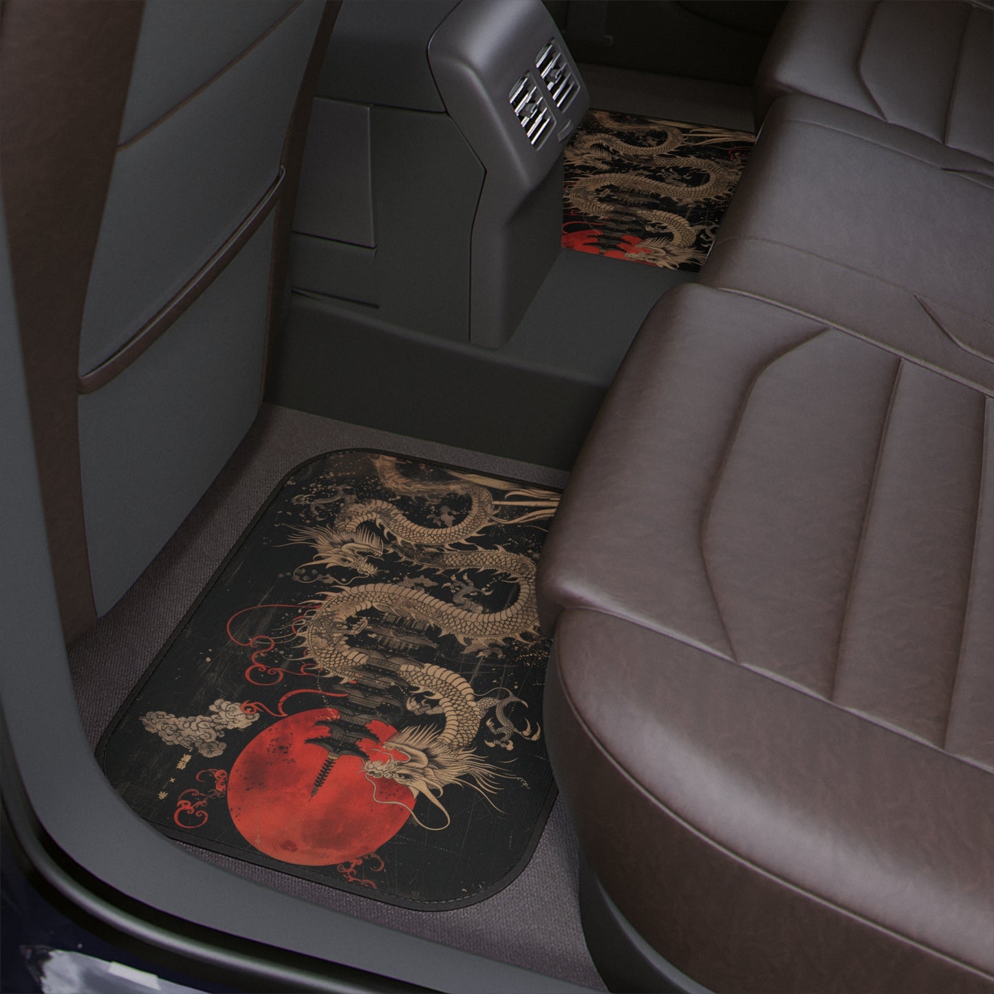 Imperial Dragon Majesty Car Mat | Car Floor Mats, 1pc | traditional Japanese art