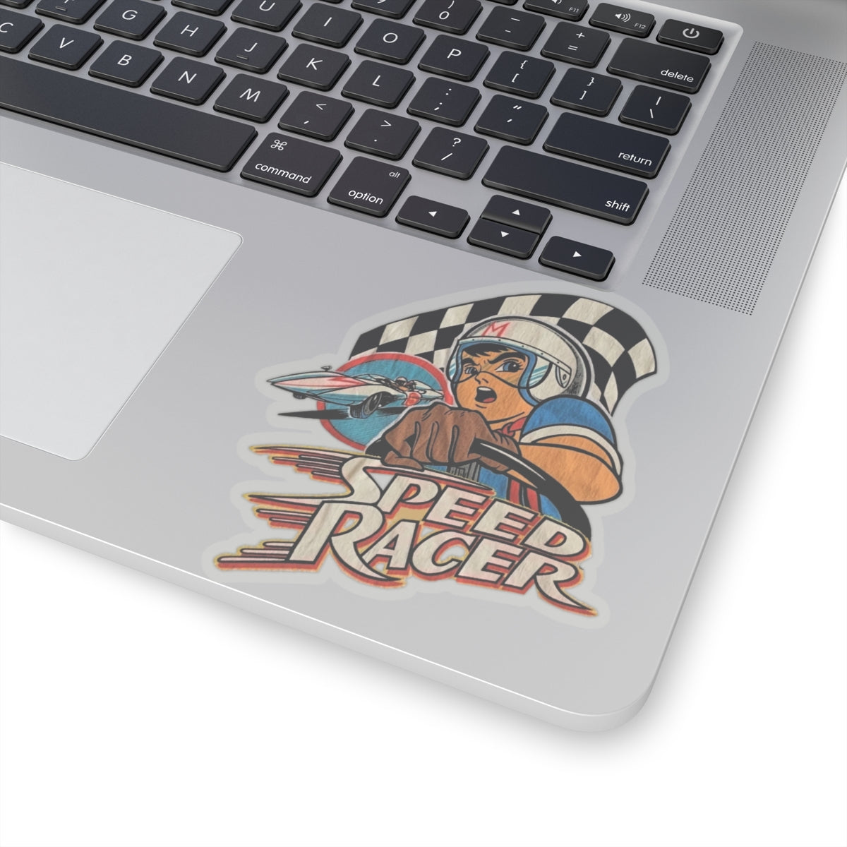 vintage 1992 speed racer,  racer x, retro anime, vinyl sticker, speed racer sticker |