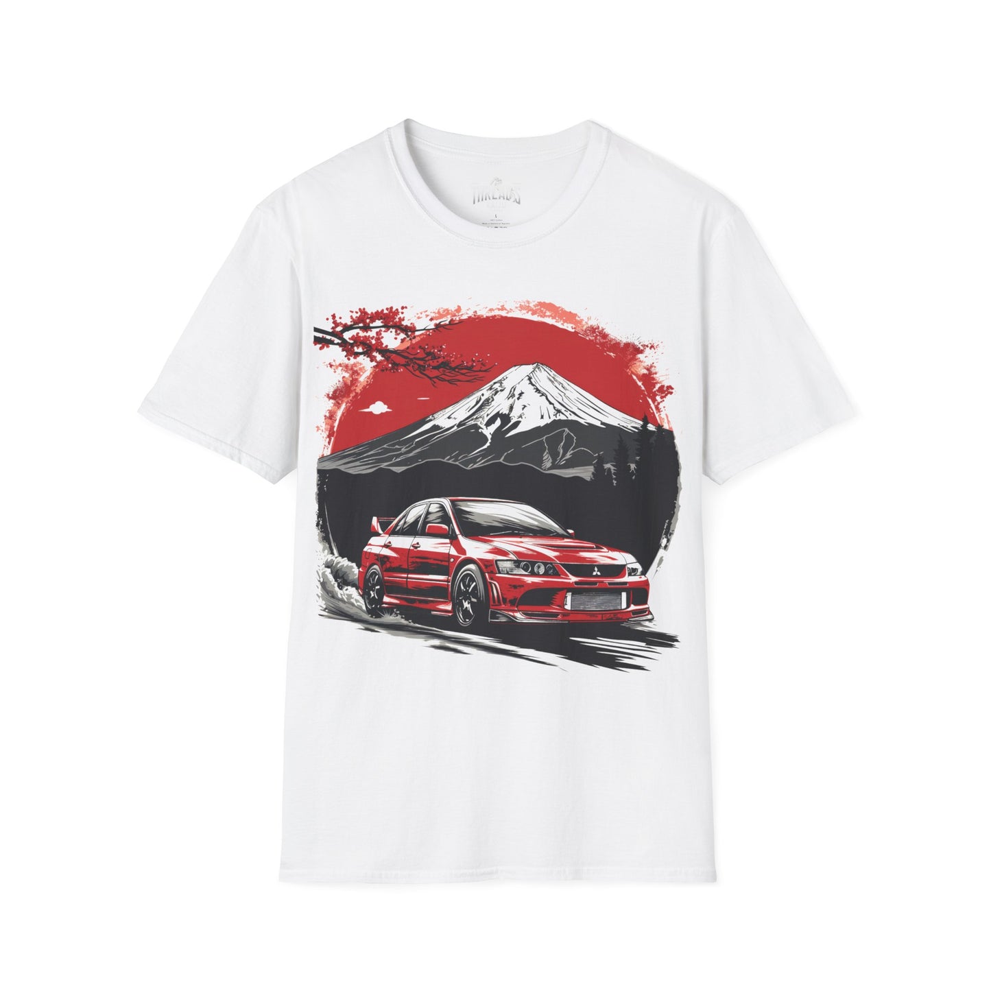 Mount Fuji Speed Evo IV - Summit Drift Tee, Mt. Fuji Japanese Shirt, Mitsubishi Lancer, Evolution IV, Mitsubishi Shirt, Evo IV, Mitsubishi Evo IV