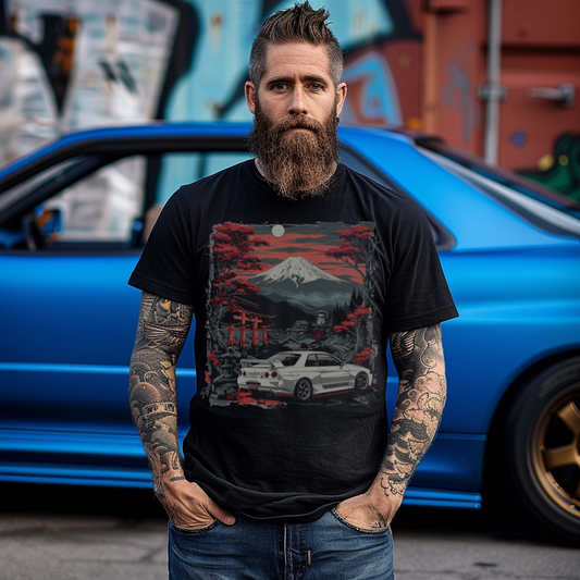 Skyline Shrine - GTR Heritage Tee, Nissan Skyline GTR Shirt, JDM Legend Tee, GTR Enthusiast Top, Racing Heritage